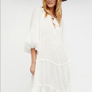Free people in the moment dress white ivory